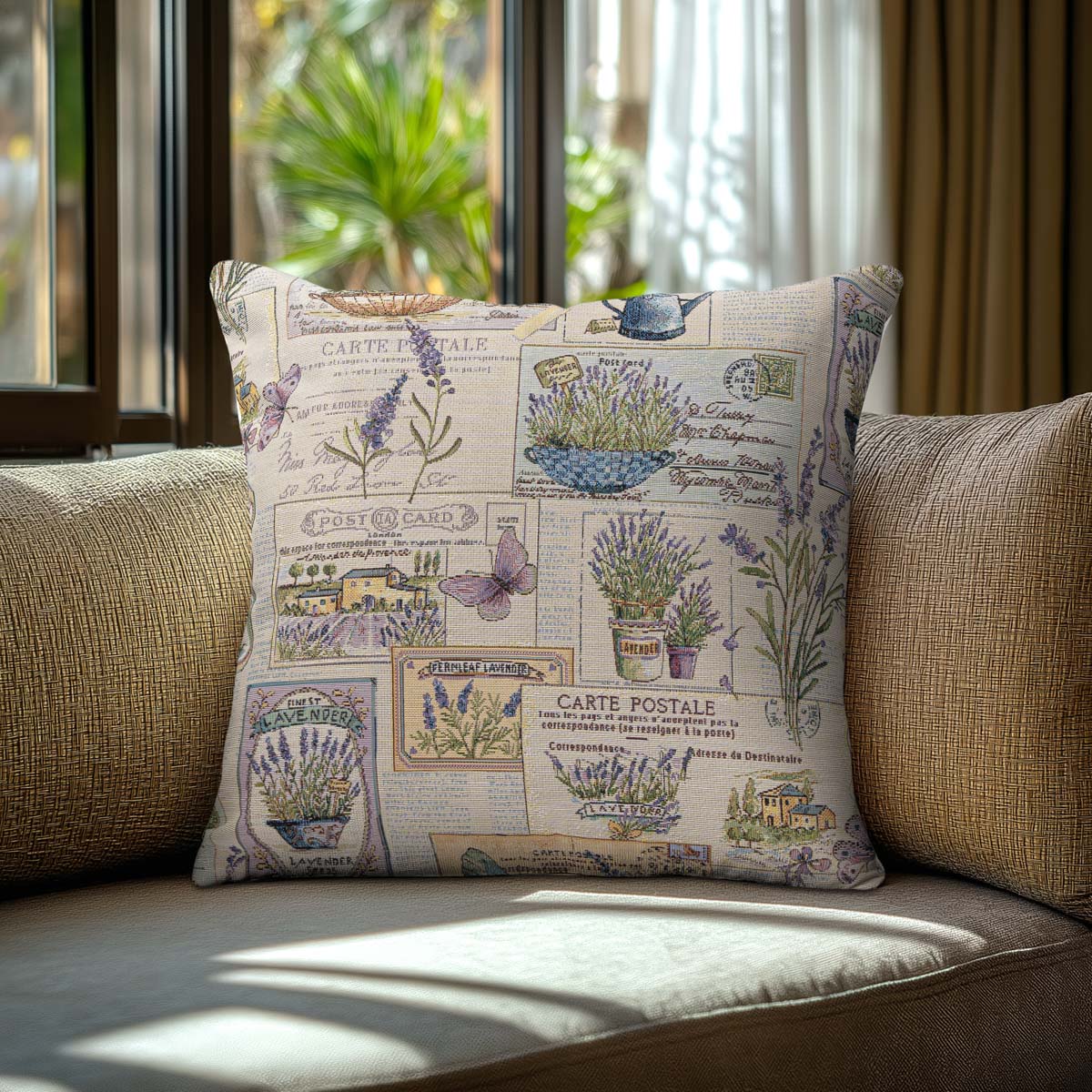 Μαξιλαροθήκη Lavender Garden Post 45x45εκ