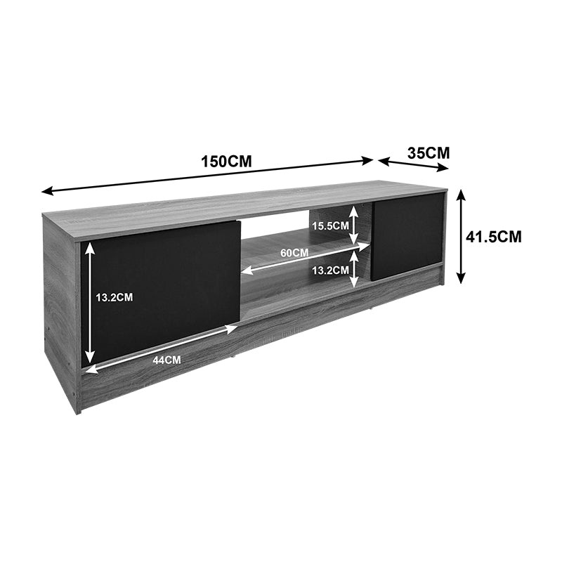 Έπιπλο Τηλεόρασης Sasa Sonoma-Λευκό 150x35x41.5