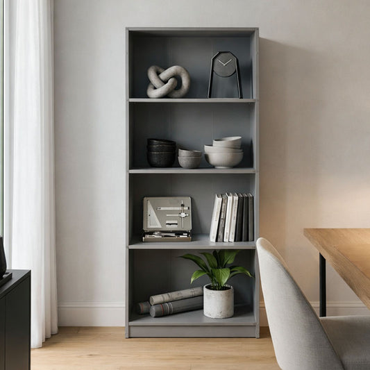 Βιβλιοθήκη Kendy Ανθρακί 60x30x167