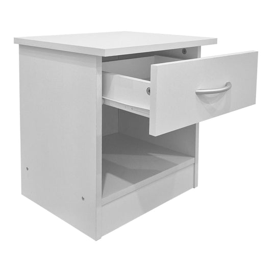 Κομοδίνο Bedy Λευκό 40x34x42