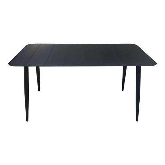 Τραπέζι Vista Αλουμίνιο σε Μαύρη Απόχρωση 150x80x72