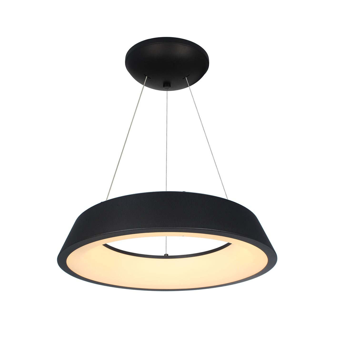 Κρεμαστό Φωτιστικό LED 48W 3000K Μαύρο Φ49x120