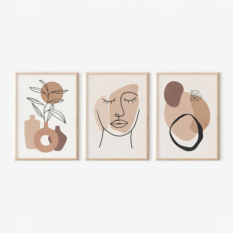 Πίνακας Grende Τρίπτυχος με Ψηφιακή Εκτύπωση και Πλαίσιο 33x1.5x48