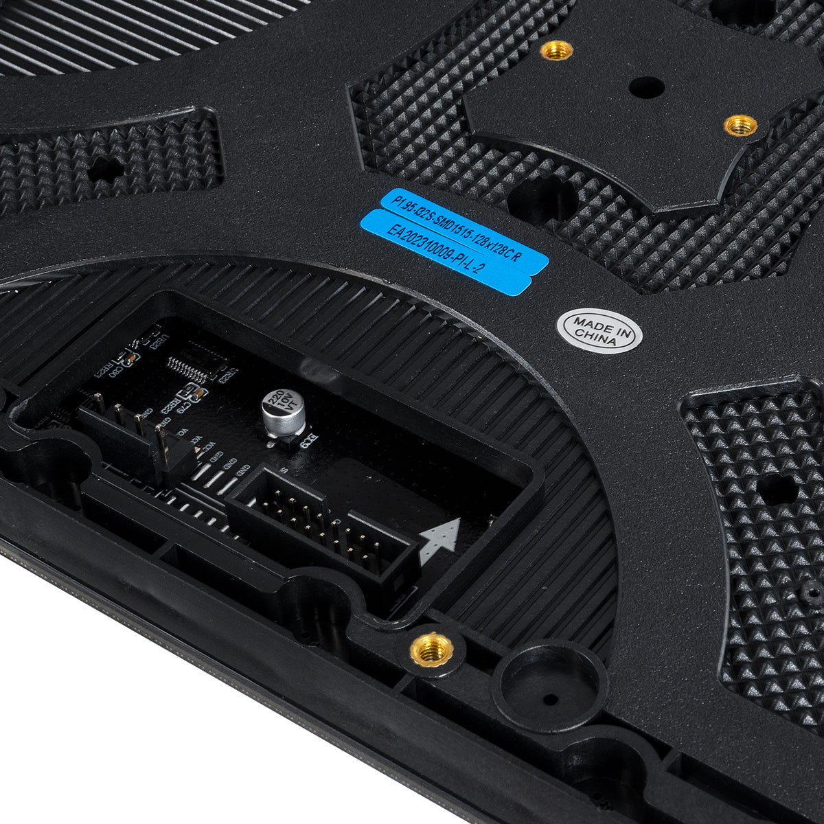 CRYSTALPIX 41041 Module για Οθόνες Video Wall 25x25cm 128x128px P1.95 GOB LED 40W 3840Hz 16384 Dots ≥800cd/㎡ Nits DC 5V Εσωτερικού Χώρου IP31 Full Color S1/32 14Bits - Kinglight SMD1515 - Δεξί - Μ25 x Π1.2 x Υ25