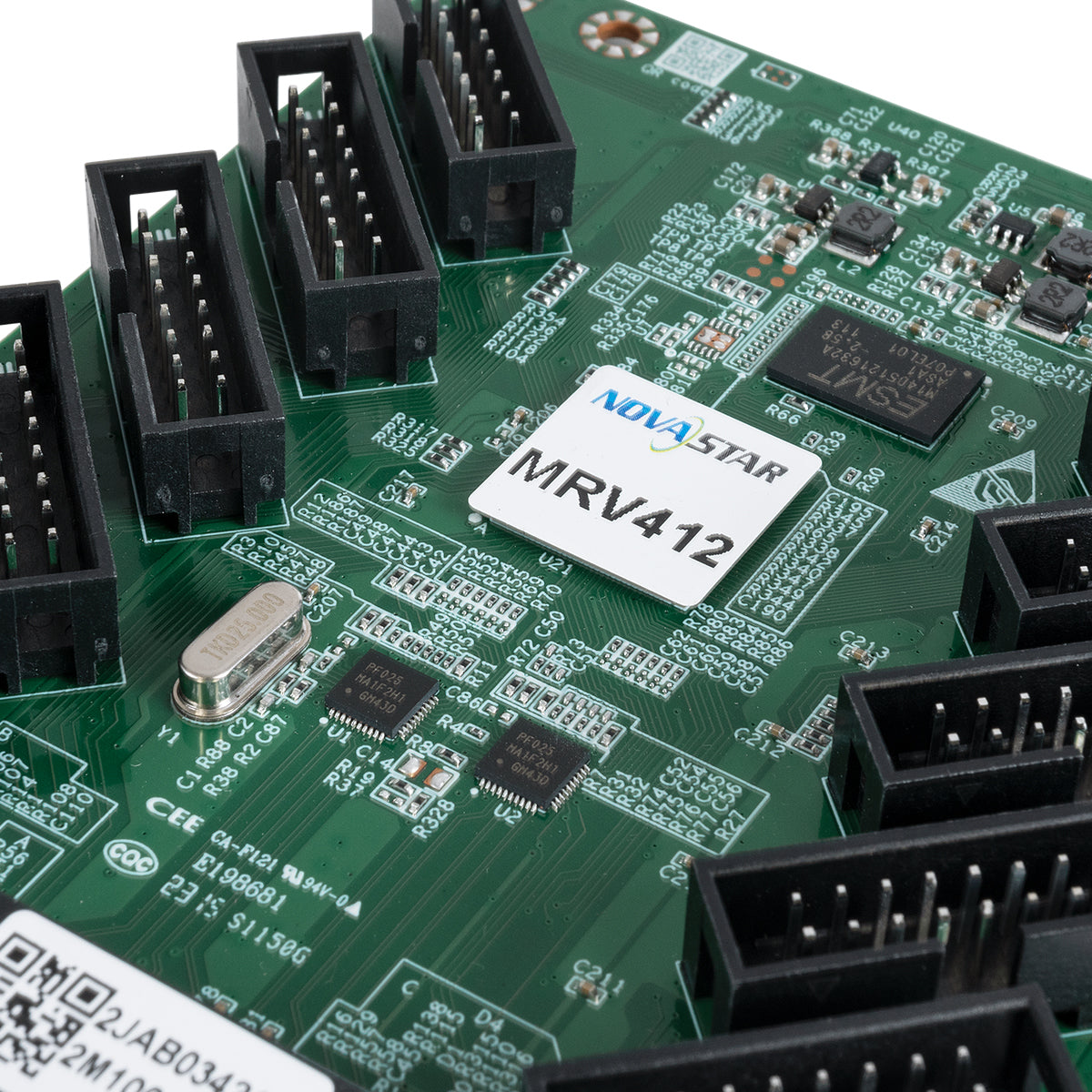 MRV412-N 41056 Novastar MRV412-N Receiving Card για Οθόνες LED Video Wall 12 x HUB75E με Loading Capacity σε Pixel 512 x 512px - Gigabit Network Ethernet Input & Output Ports - DC 5V IP20 - Μ14.6 x Π9.2 x Υ1.8