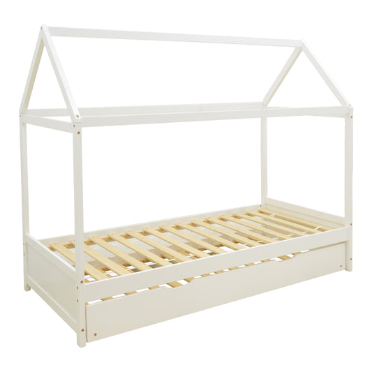Dreamhouse Children's Beds T. Montessori Pine Wood White 90x190cm