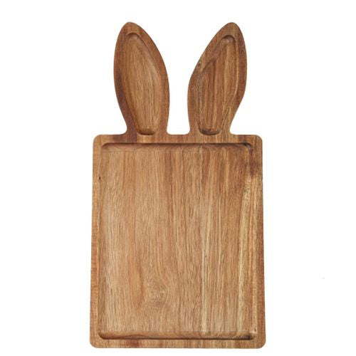 Ξύλινος Δίσκος Λαγουδάκι 38x20x2