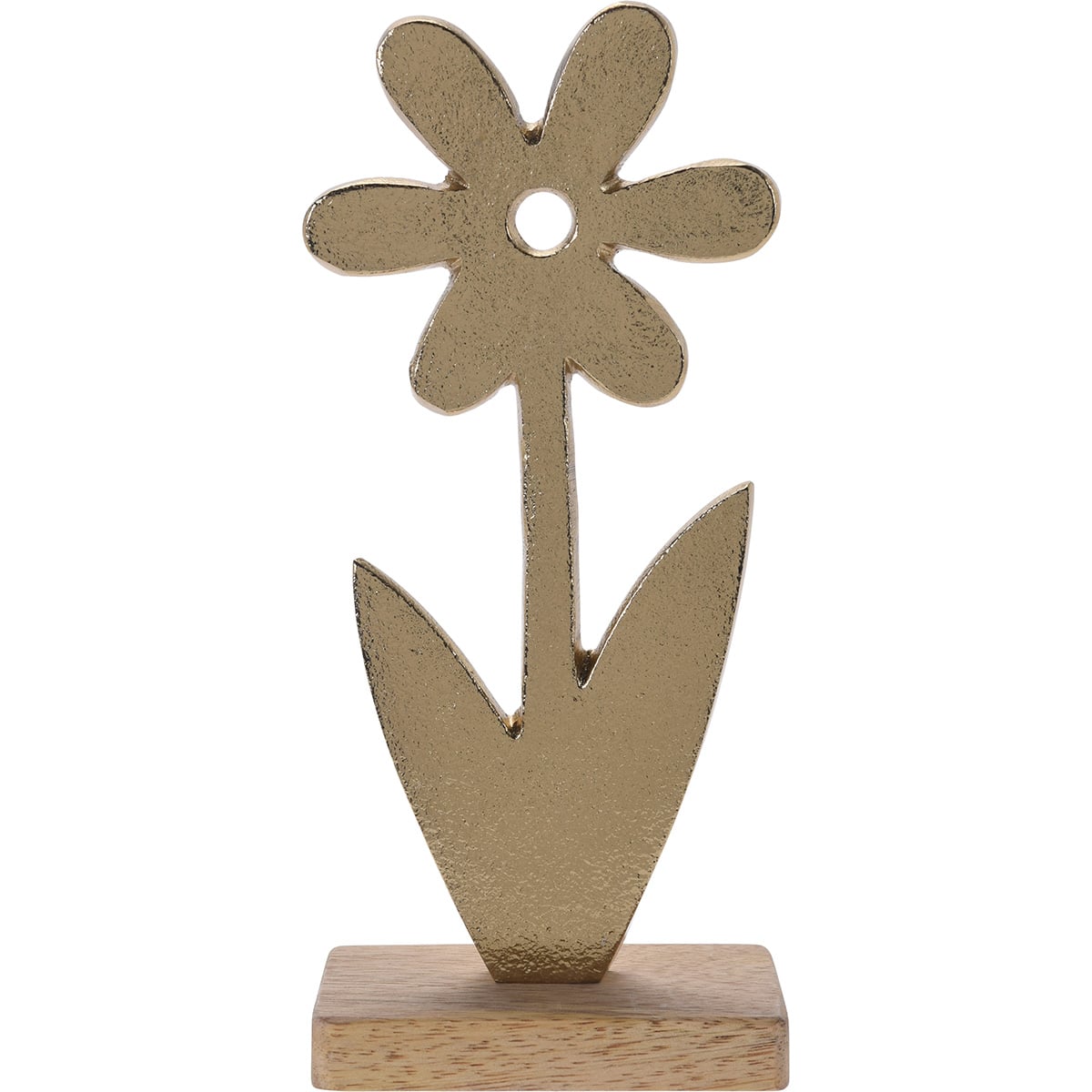 Λουλούδι Αλουμινίου σε Βάση Χρυσό 23εκ