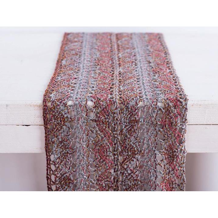 Δαντέλα Βαμβακερή Boho Γκρι 23x250εκ