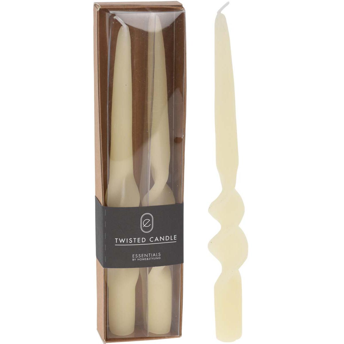 Κερί Twisted Λευκό 2.5x23εκ S/2