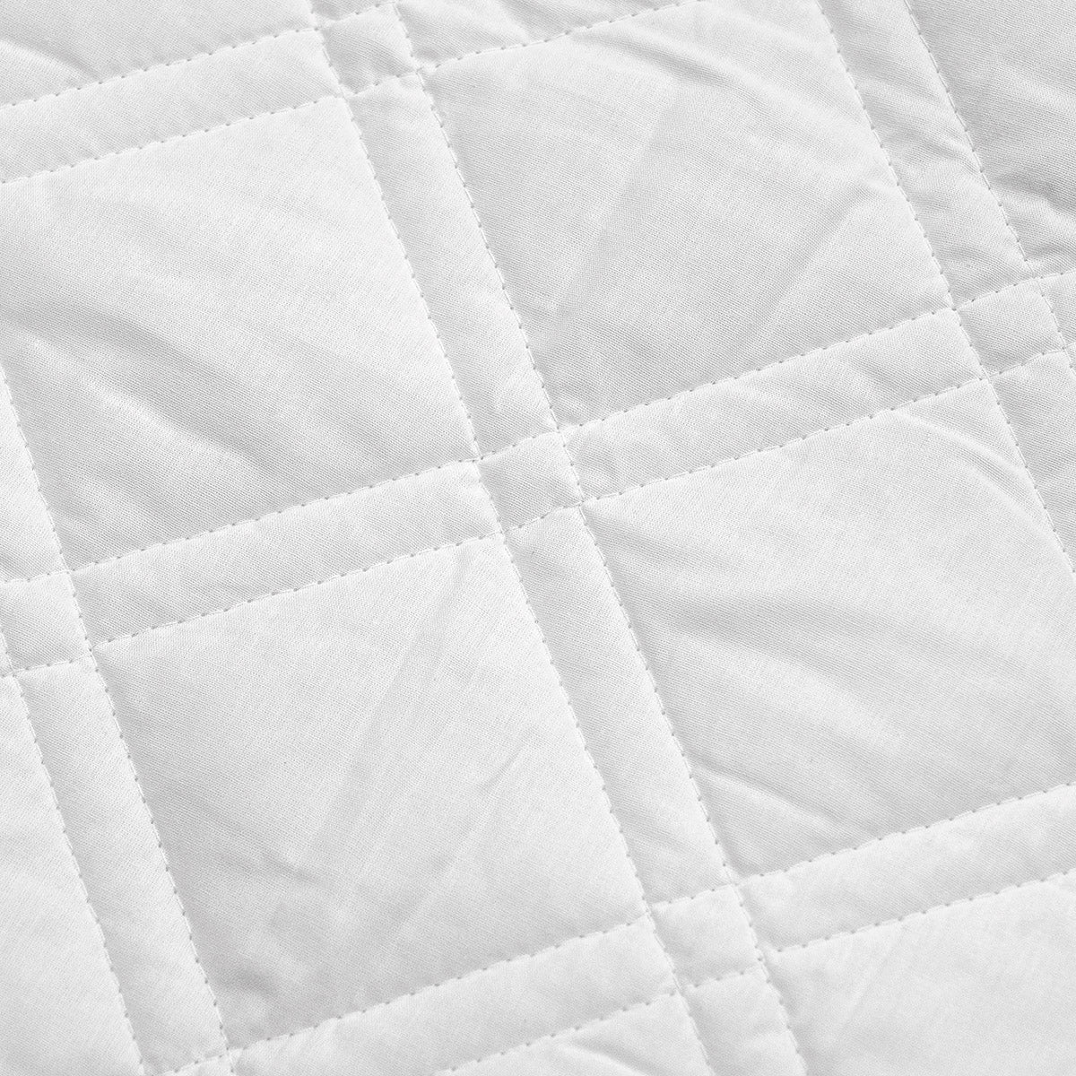 Καπιτονέ-Αδιάβροχο Προστατευτικό Στρώματος Λευκό 160x200εκ