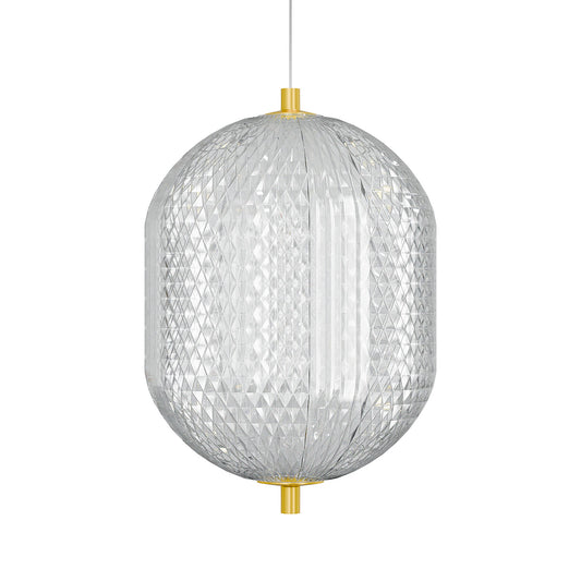 Φωτιστικό Κρεμαστό LED 18W 4000K Χρυσό 20x15x120