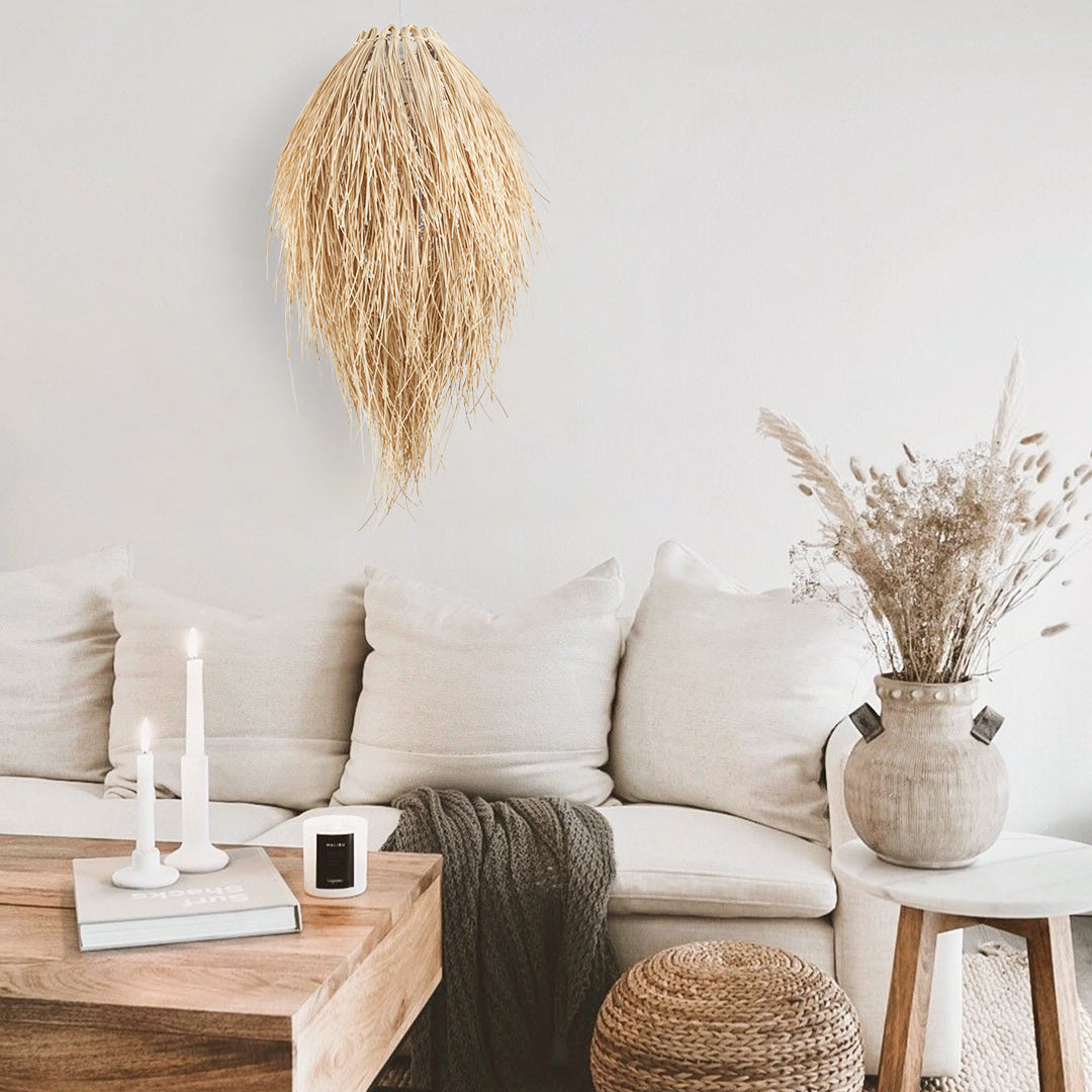 ARCHIPELAGO 01749 Boho Κρεμαστό Φωτιστικό Οροφής με Ντουί 1 x E27 AC 220-240V IP20 - Μπεζ - Μ40 x Π40 x Υ63