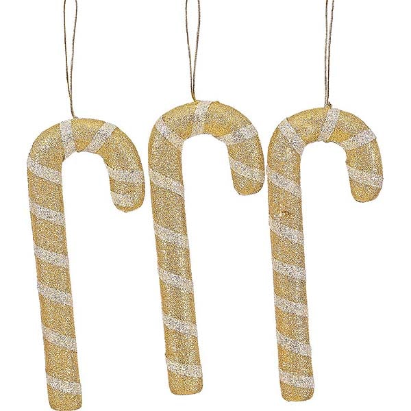 Μπαστουνάκια Φελιζόλ Χρυσό-Σαμπανιζέ S/3 21εκ