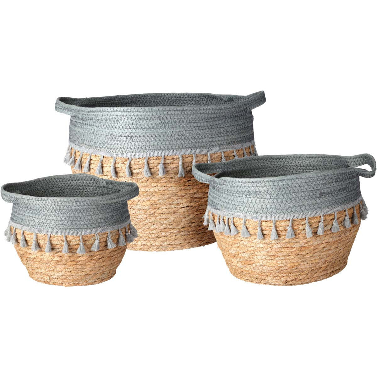 Καλάθι Rattan με Λαβές 19-27εκ S/3