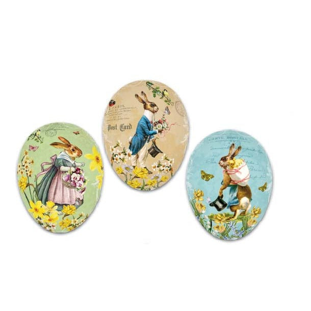 Αυγό Χάρτινο Ανοιγόμενο Bunny Mail 15εκ 3 Σχδ