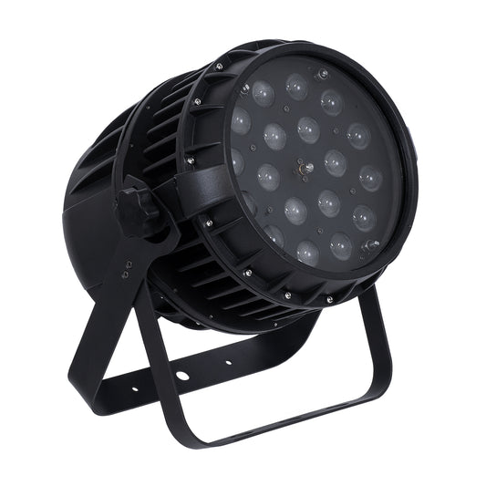 51114 MINOTAUR Επαγγελματική Κεφαλή PAR DMX512 216W AC 220V-240V 4in1 BEAM - WASH - SPOT - ZOOM 8° - 60° OSRAM LED Αδιάβροχη IP65 RGBW - Μαύρο - L24.8 x W28 x H37cm