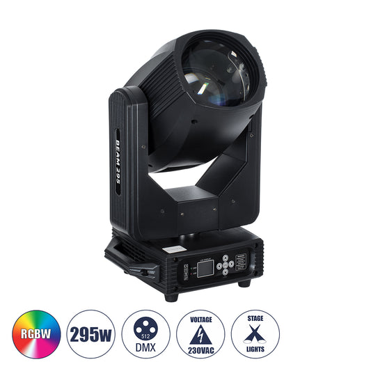 DIAS 51117 Επαγγελματική Κινούμενη Ρομποτική Κεφαλή BEAM Light OSRAM 12R Ultra Bright 295W AC 220V-240V IP20 RGBW DMX512 - Μ31 x Π24.5 x Υ51cm