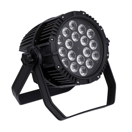 51130 CENTAUR Επαγγελματική Κεφαλή PAR DMX512 270W AC 220V-240V 4in1 - SPOT 30° OSRAM LED Αδιάβροχη IP65 RGBW - Μαύρο - L22.6 x W22 x H32cm