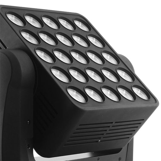 Επαγγελματική Κινούμενη Ρομποτική Κεφαλή LED MATRIX INFINITY ROTATE WASH 10° 25x12W CREE LED 230V DMX512 RGBW 51150