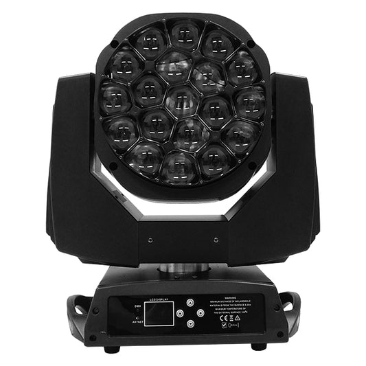 Κινούμενη Ρομποτική Κεφαλή Atlas HAWKEYE 2 K10 BEE EYE PRO 4in1 BEAM - WASH - ROTATION - ZΟΟΜ 4°-60° 19*15 Watt OSRAM LED RGBW 450W 230V DMX512 51151