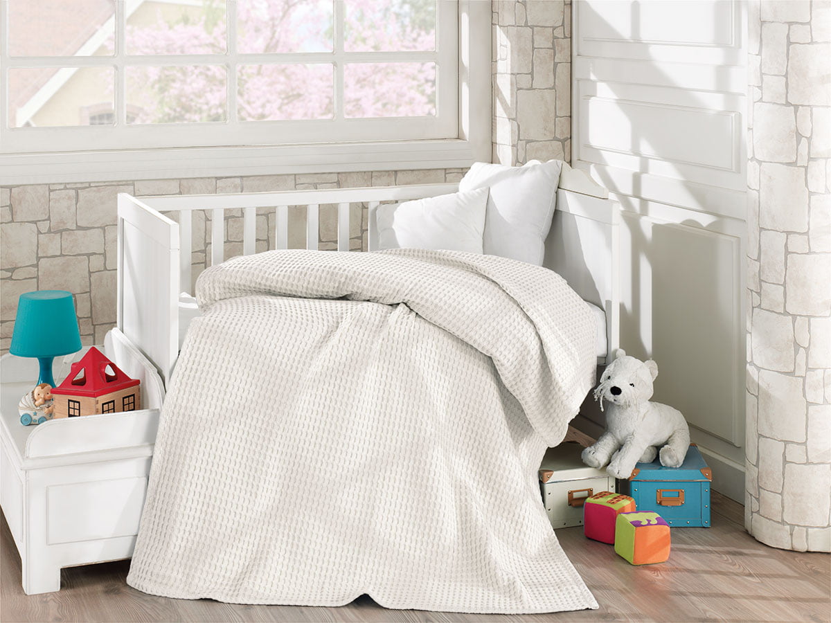 Κουβέρτα Πικέ σε 4 Χρώματα Art 5116 120x160εκ Εκρού