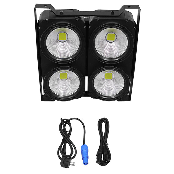Προβολέας LED COB DMX512 Strobe Blinder Matrix Light 400 Watt (4x100w) Ψυχρό Λευκό 6000K 51161
