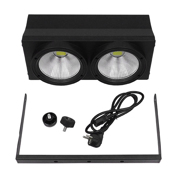 Προβολέας LED COB DMX512 Strobe Blinder Matrix Light 200 Watt (2x100w) Ψυχρό Λευκό 6000K 51162