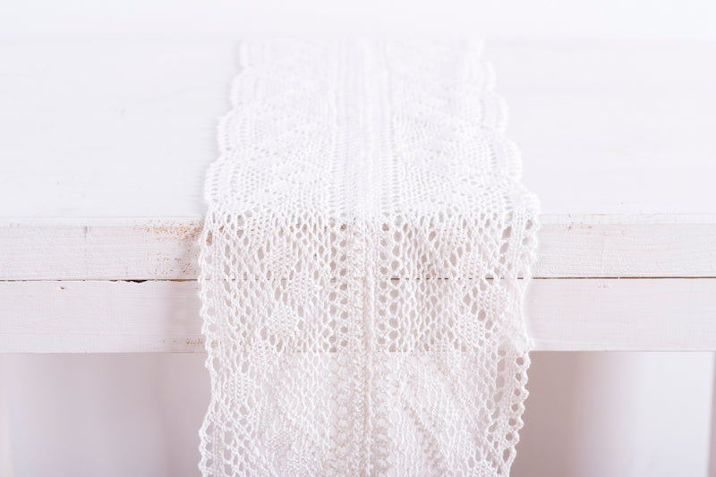 Δαντέλα Βαμβακερή 23x250εκ Λευκό