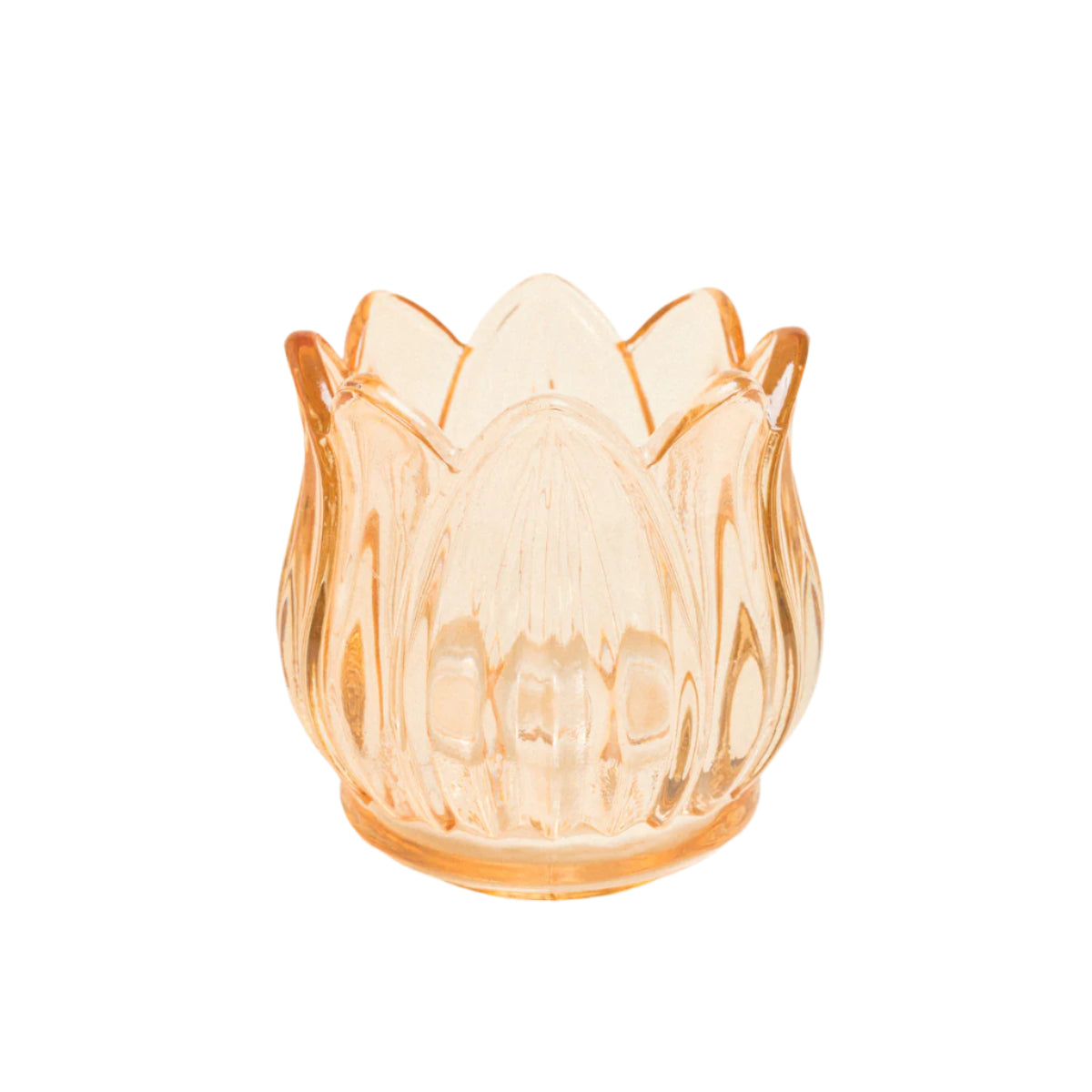 Κηροπήγιο Λουλούδι 7x7x7 Σομόν