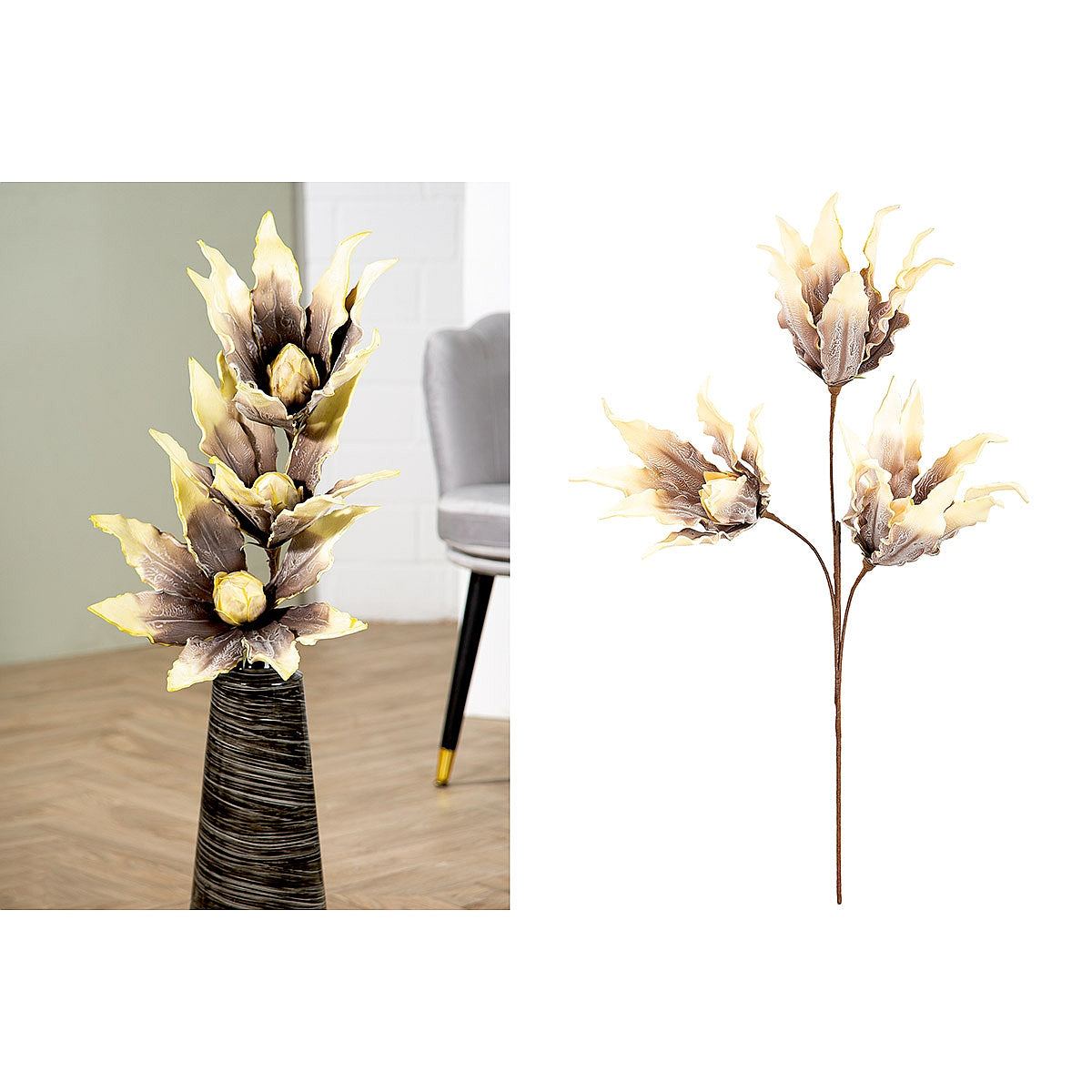 Φυτό Τεχνητό Κρεμ Foam 44x55x93