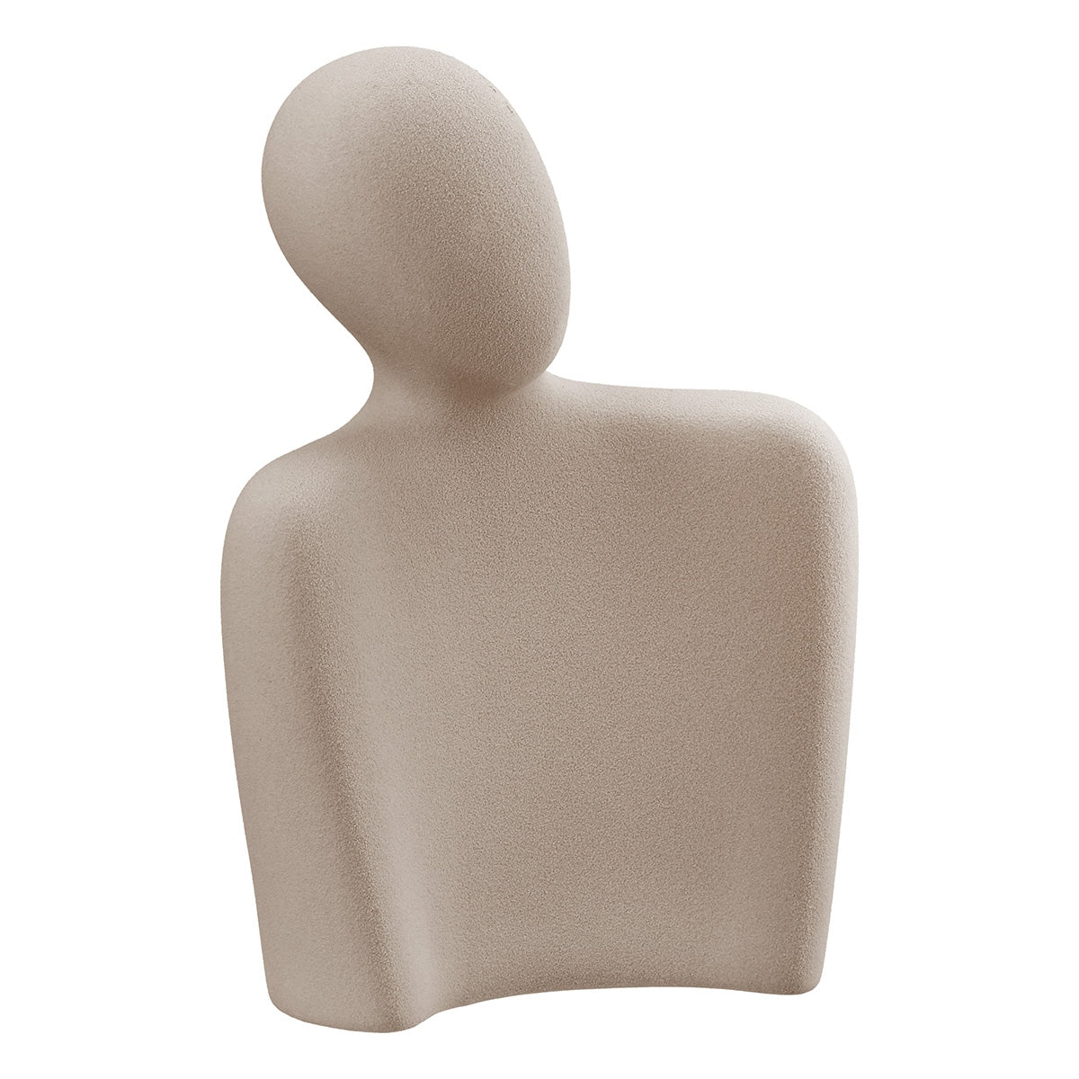 Σετ 2 Τεμαχίων Φιγούρα Ζευγάρι 'Anexo' Κεραμικό Γκρι 10x14.5x18