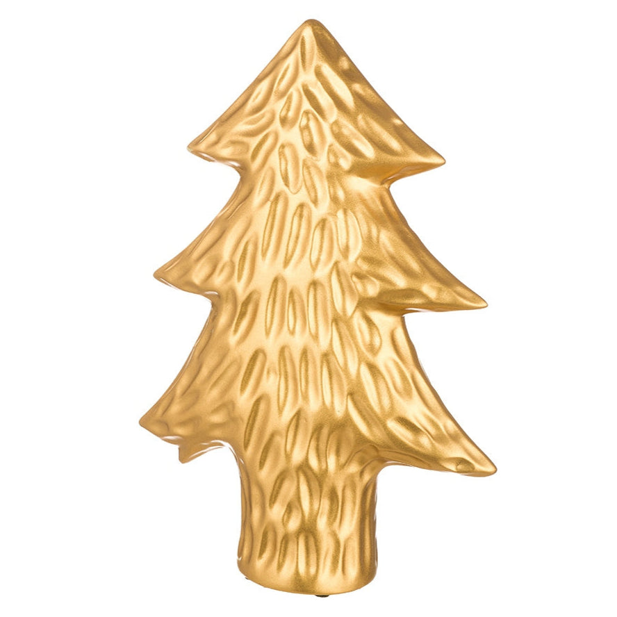 Αντικείμενο Διακόσμησης Χριστουγεννιάτικο Δέντρο "Hain" Κεραμικό Χρυσό 25x8x30