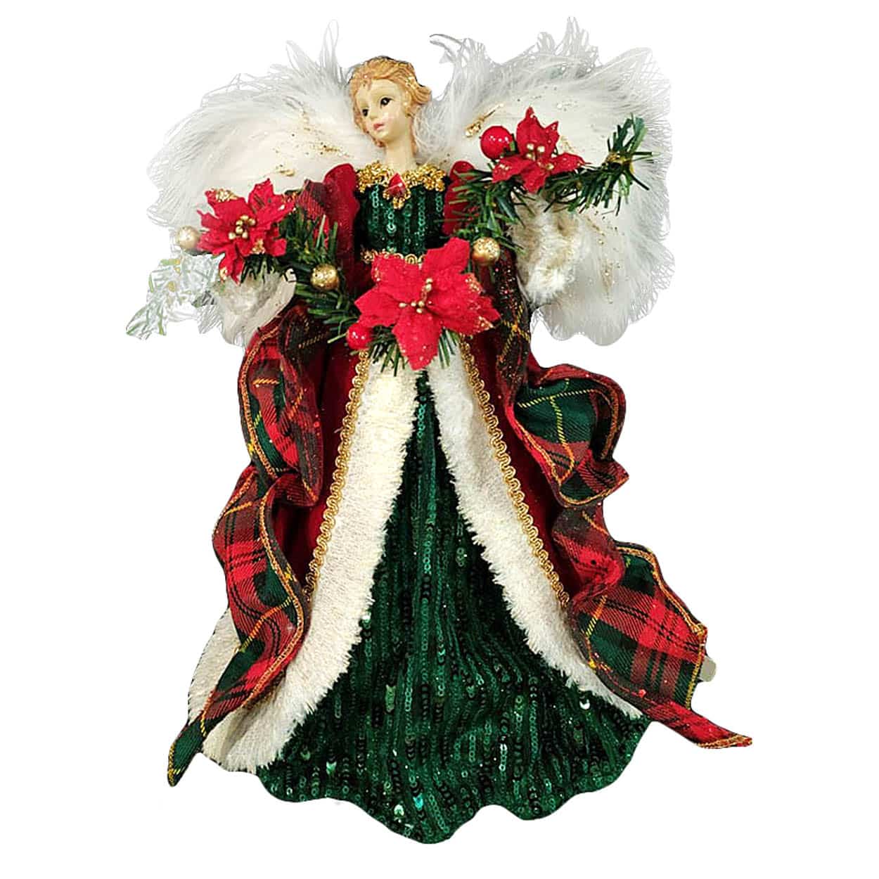 Άγγελος Κεραμικός με Καρώ 35εκ