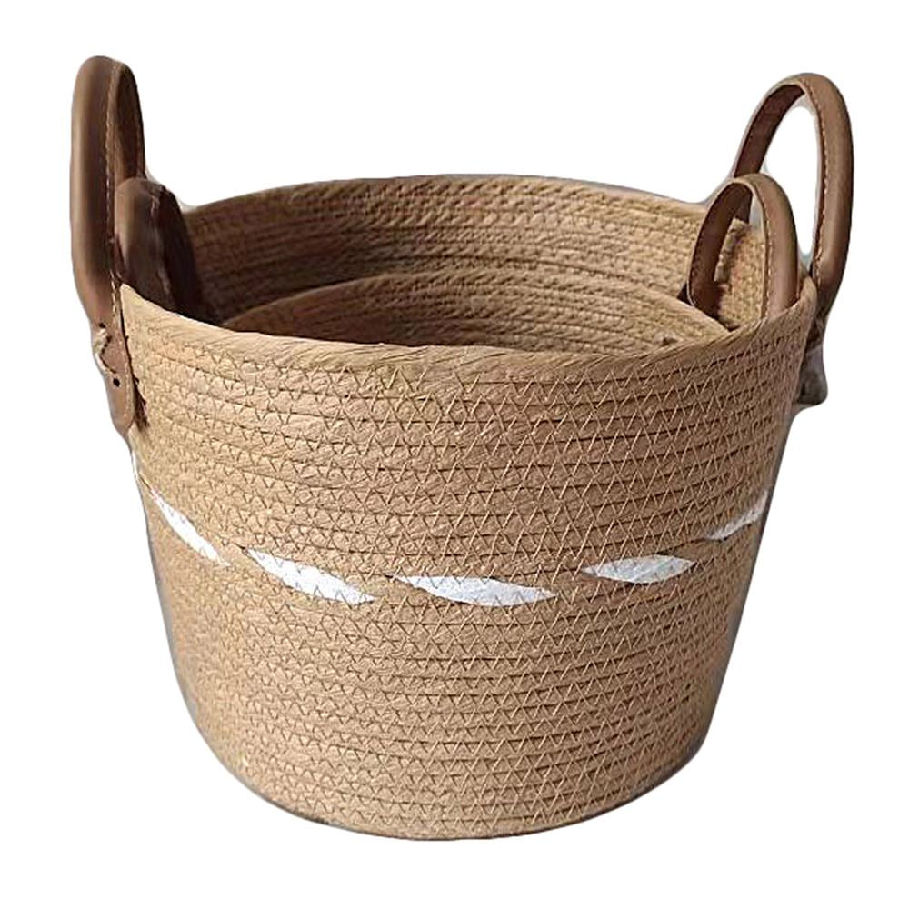 Καλάθι Ψάθινο 27x20-23x15 S/2