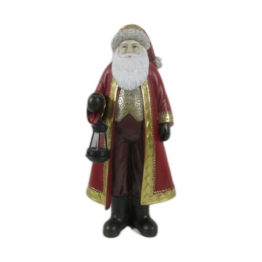 JK Home Διακοσμητικός Άγιος Βασίλης με Φανάρι Πολυρεσίνης Πολύχρωμος 57362