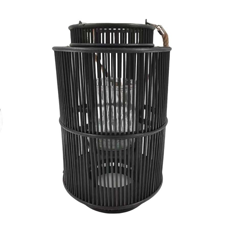 Φανάρι Bamboo Μαύρο 17x17x40
