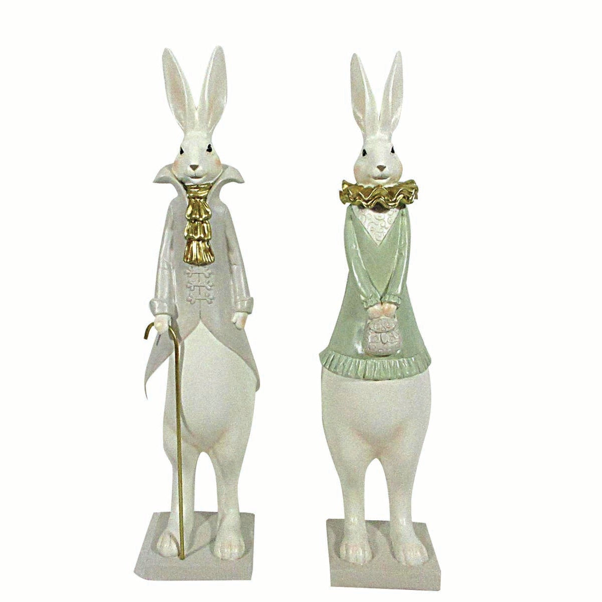 Κουνέλια σε Φυστικί & Μπεζ 11x9x39 S/2