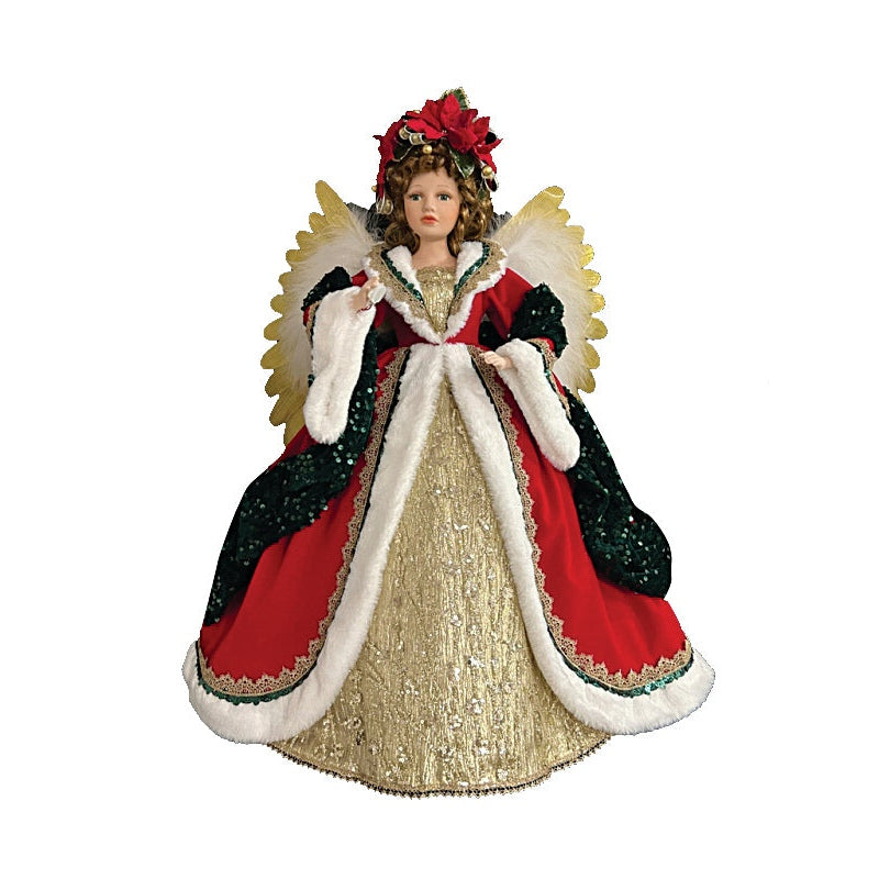 Άγγελος με Κίνηση σε Κόκκινο-Χρυσό 51x74εκ