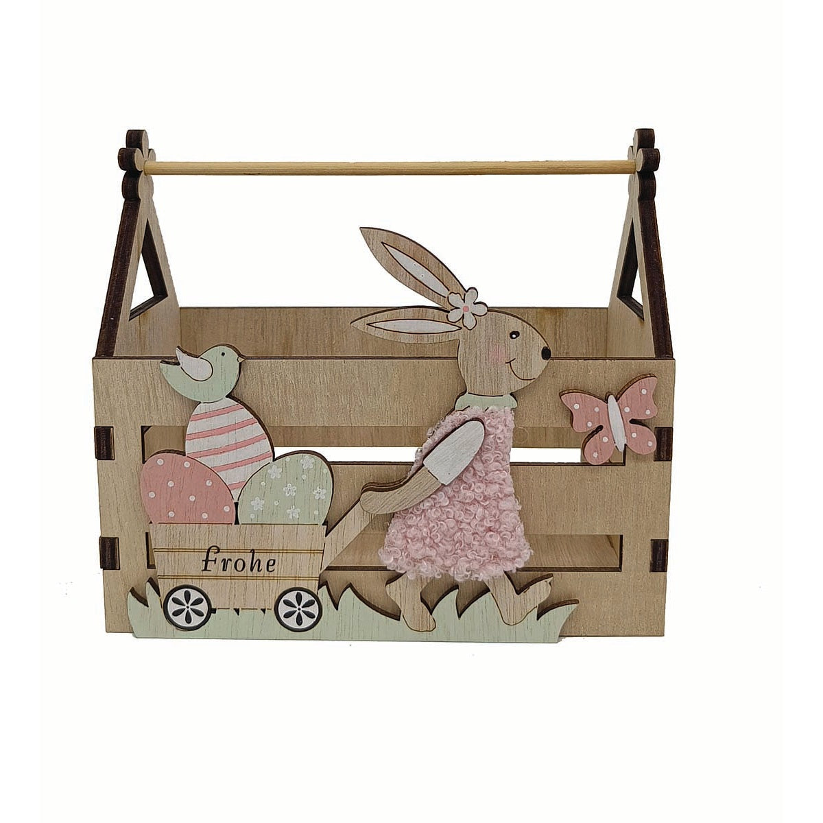 Καφάσι με Κουνελάκια από Ξύλο 15x8x14