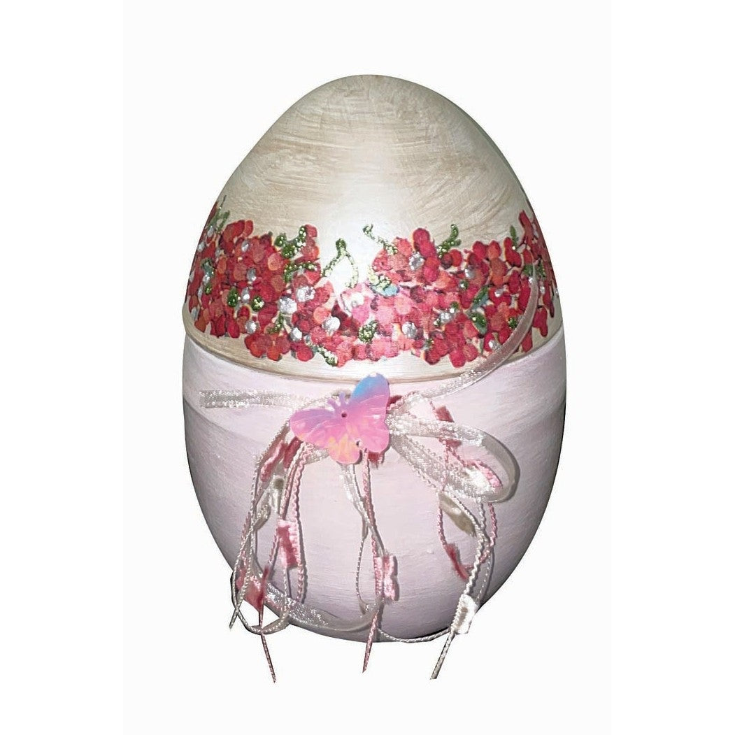 Αυγό Ανοιγόμενο με Στεφάνι Λουλουδιών 13εκ