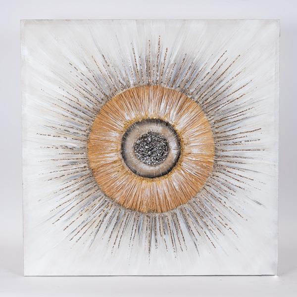 ΠΙΝΑΚΑΣ ΚΑΜΒΑΣ ΜΑΤΙ ΛΕΥΚΟΣ - ΜΑΥΡΟΣ - ΚΑΦΕ 80x3x80