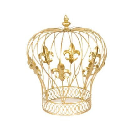 ΔΙΑΚΟΣΜΗΤΙΚΗ ΚΟΡΩΝΑ ΜΕΤΑΛΛΙΚΗ ΧΡΥΣΗ 24,7x24,7x28