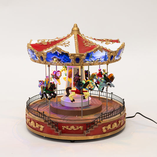 ΚΑΡΟΥΖΕΛ ΜΕ ΑΛΟΓΑΚΙΑ ΜΟΥΣΙΚΗ ΚΑΙ ΚΙΝΗΣΗ ΜΕ ΜΕΤΑΣΧΗΜΑΤΙΣΤΗ 25x25x26