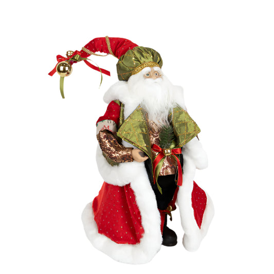 ΑΓΙΟΣ ΒΑΣΙΛΗΣ ΜΕ ΠΛΟΥΜΙΣΤΑ ΡΟΥΧΑ 26x20x46