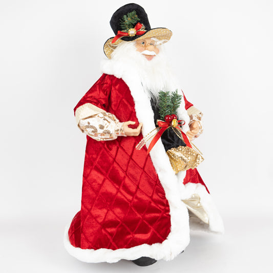 ΑΓΙΟΣ ΒΑΣΙΛΗΣ ΜΕ ΜΑΥΡΟ ΚΑΠΕΛΟ 35x24x66