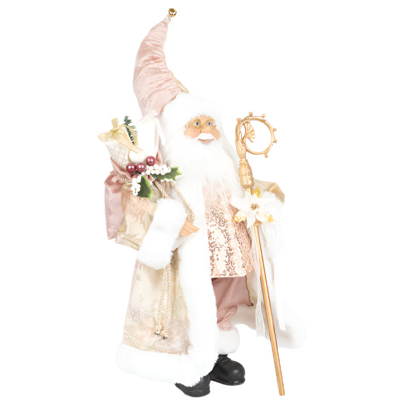 ΑΓΙΟΣ ΒΑΣΙΛΗΣ ΜΕ ΡΟΖ ΠΛΟΥΜΙΣΤΑ ΡΟΥΧΑ 28x16x46