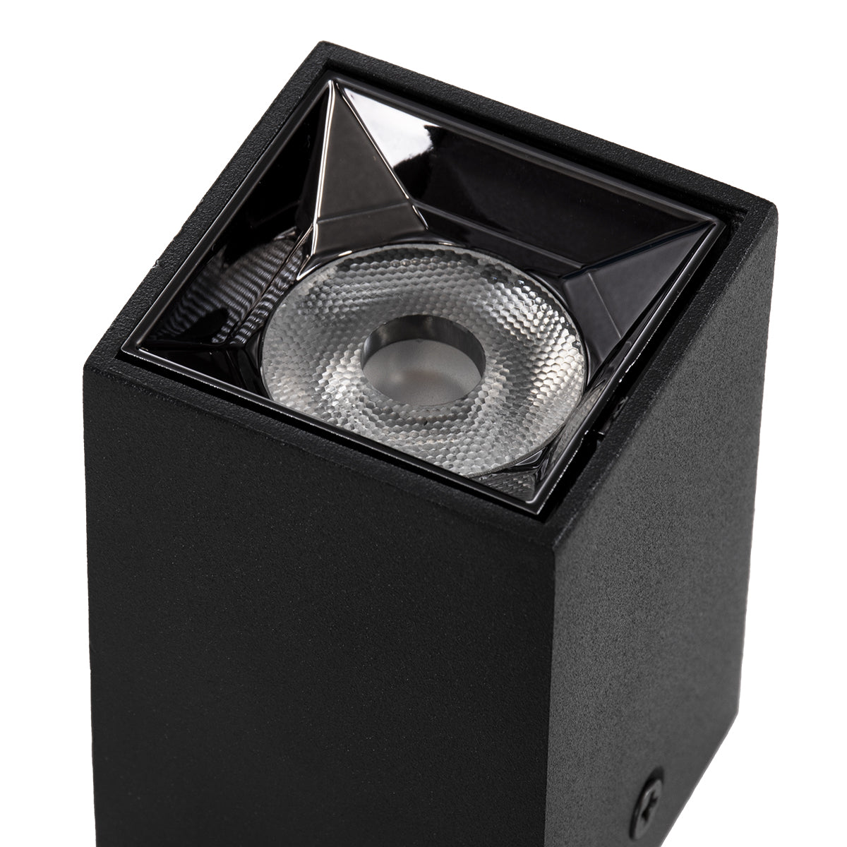 LUMINAR 60321 Downlight Σποτ LED 3W 405lm 36° AC 220-240V IP20 Θερμό Λευκό 2700K - Osram SMD Chip & TÜV SÜD Driver - Μαύρο Ματ - Μ4.2 x Π4.2 x Υ6.6