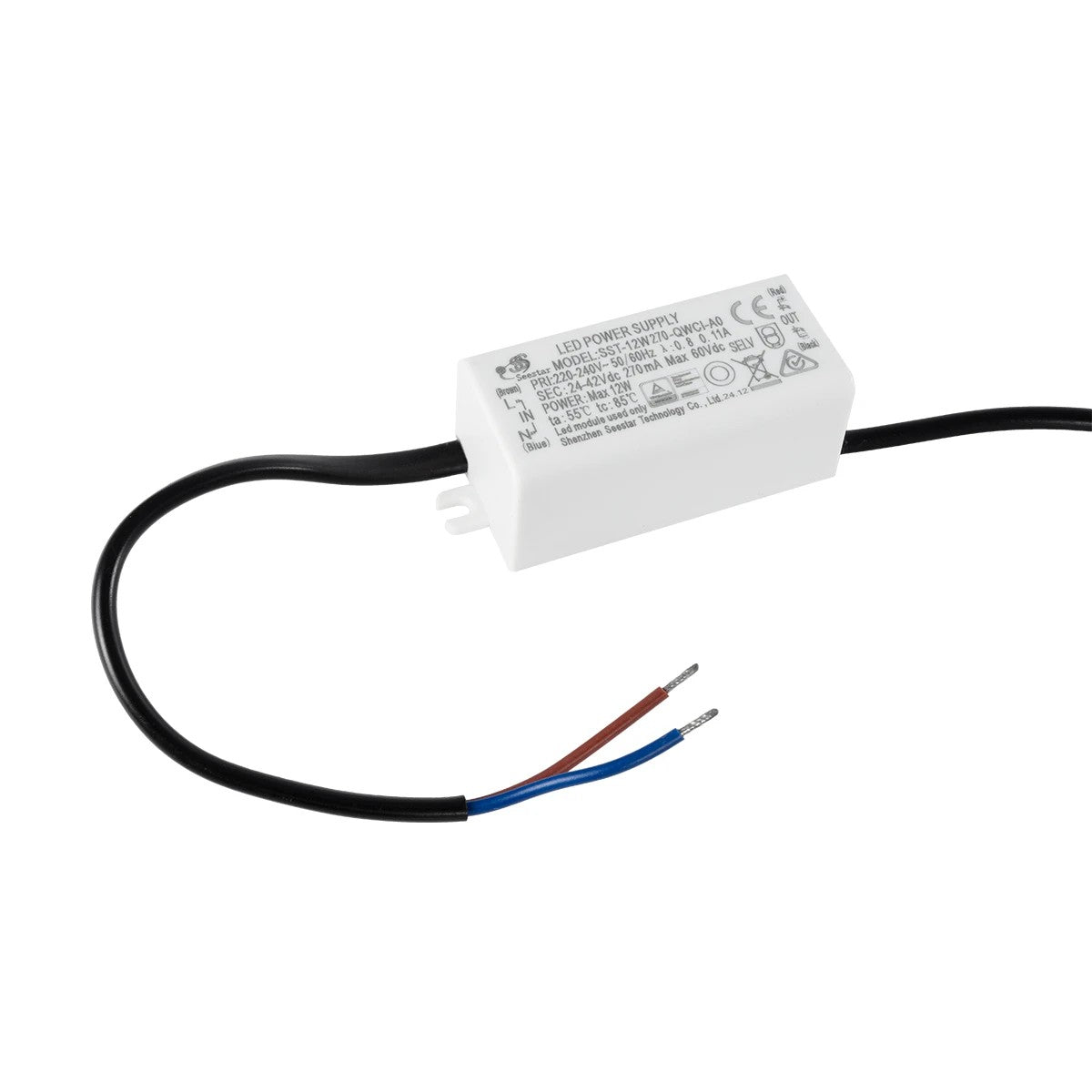 DUSTY 60340 Χωνευτό Downlight Σποτ LED 12W 1380lm 45° AC 220-240V Αδιάβροχο IP65 Φυσικό Λευκό 4500K - Bridgelux COB Chip & TÜV SÜD Driver - Λευκό & Μαύρο Ματ - Μ8.5 x Π8.5 x Υ7 / Q7.2