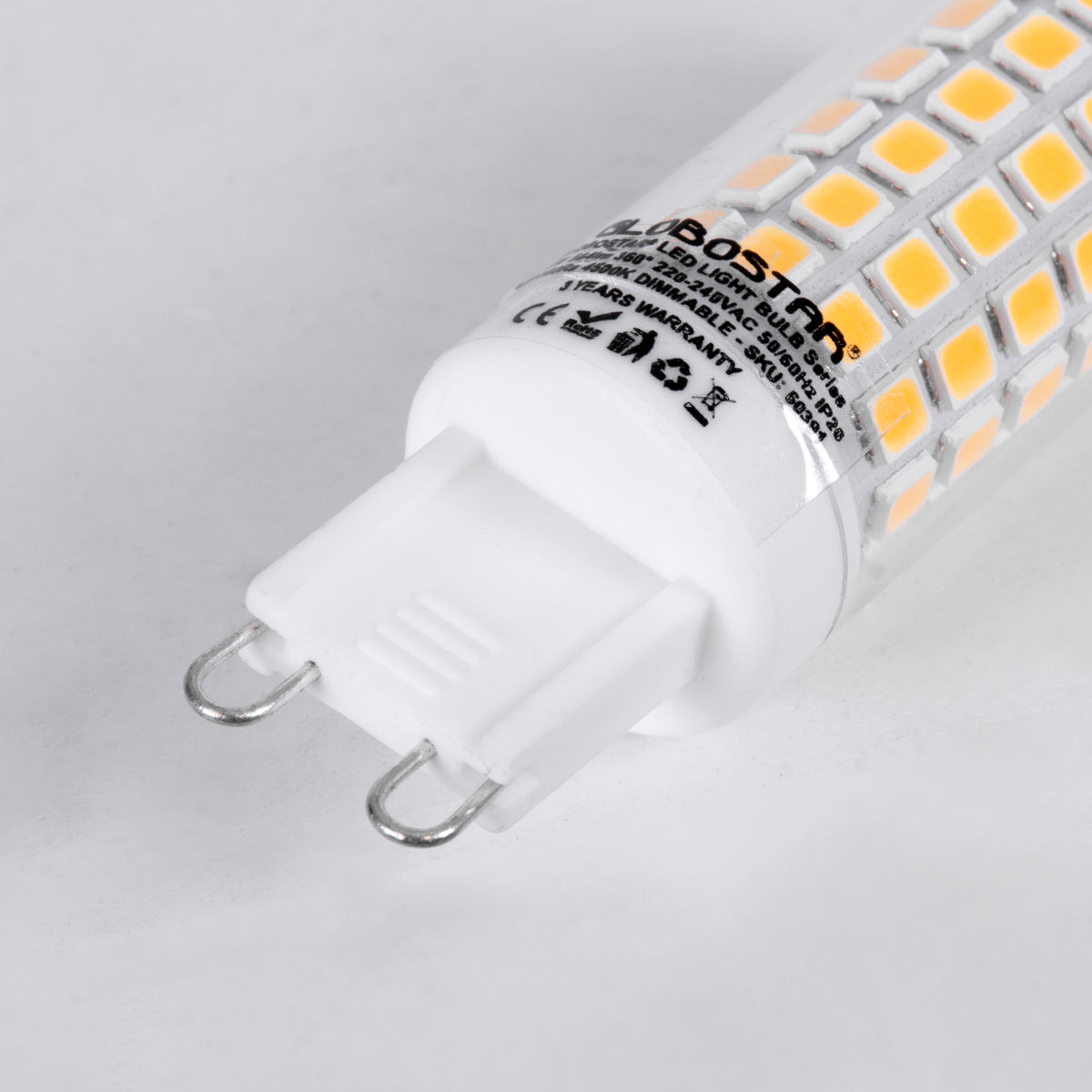 TUBITO 60392 G9 LED Bulb 4W 544lm 360° AC 220-240V IP20 Warm White 2700K Dimmable - Lumileds SMD Chip - L1.9 x W1.9 x H6.3